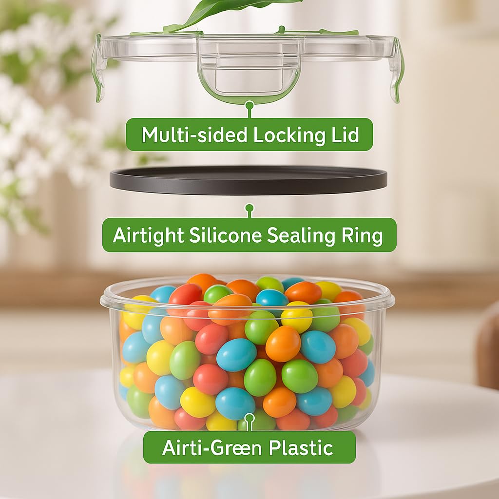 50 Pcs Large Food Storage Containers with Lids Airtight-85 OZ to Sauces Box-Total 526OZ Stackable Kitchen Bowls Set Meal Prep Container-BPA Free Leak proof Plastic Lunch Boxes- Freezer Microwave safe